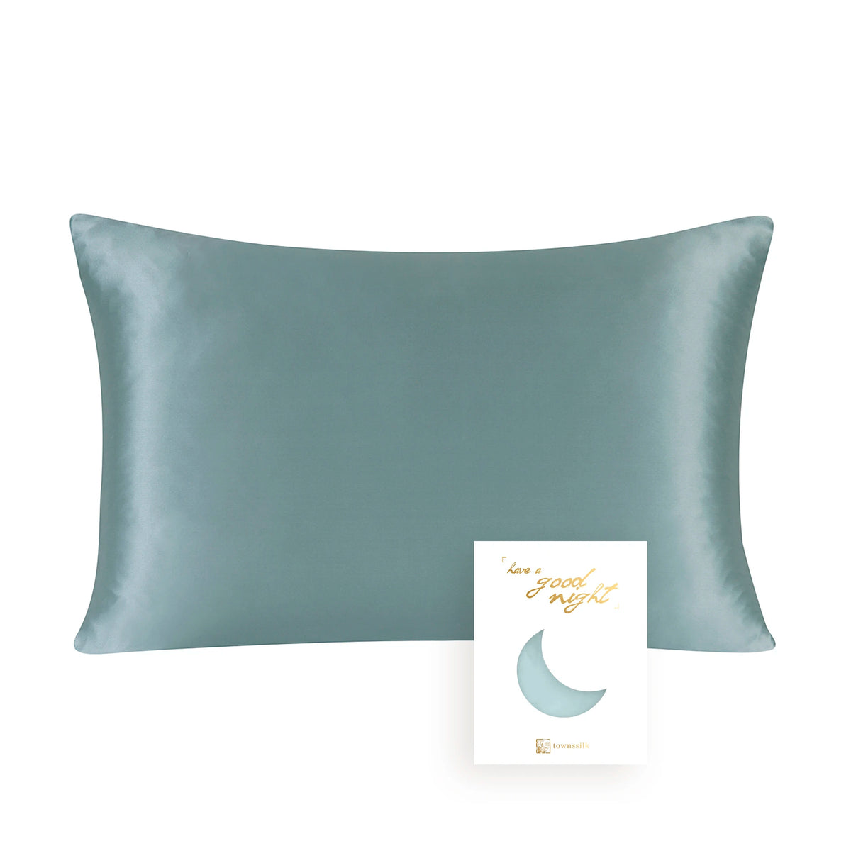 100% Mulberry Silk Pillowcase — Both Sides 19 Momme with Hidden Zipper