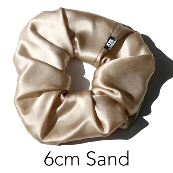 Luxury 100% Mulberry Silk Scrunchies — Hair Ties for Women