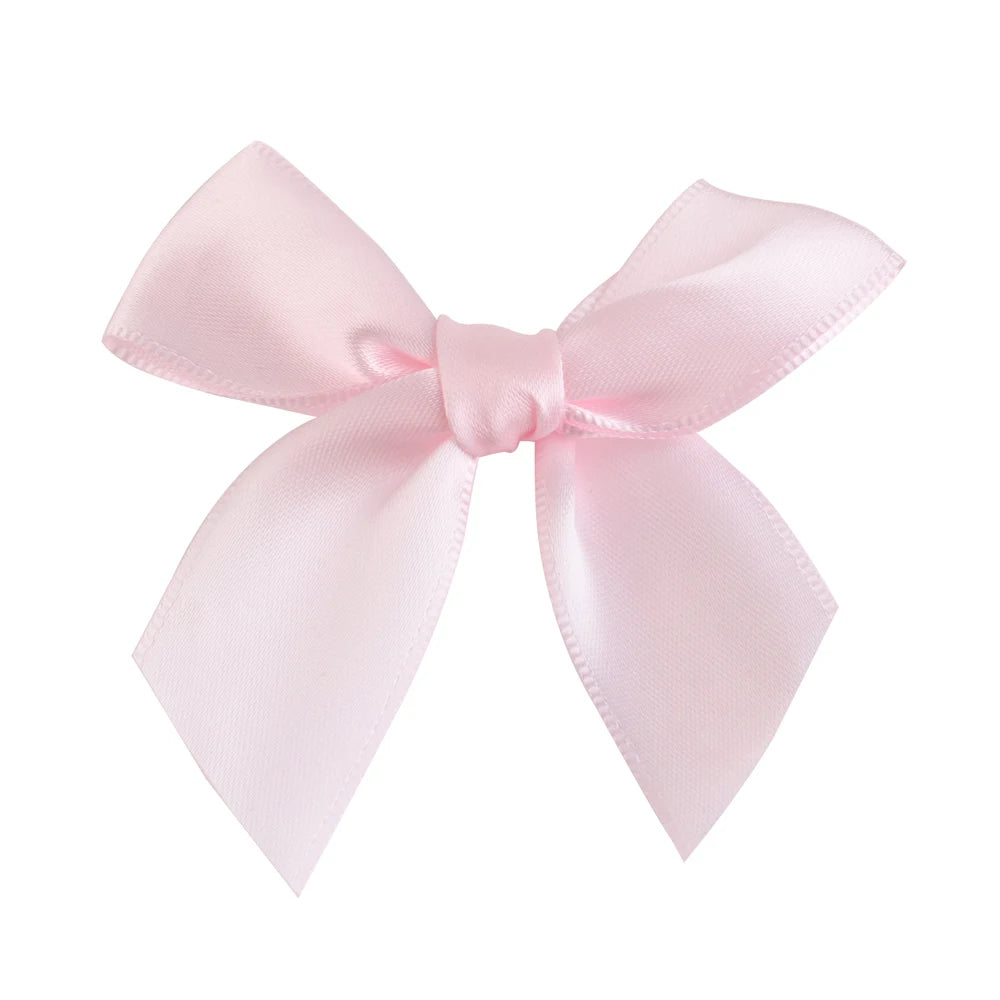 Colorful Satin Ribbon Bows – Small Polyester Wedding Bow Flowers for DIY Crafts & Decoration (100 pcs)