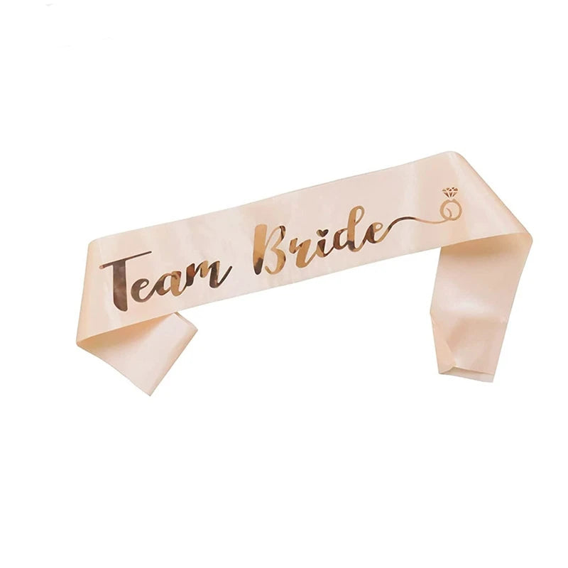 "Bride To Be" Satin Sash & Veil Set – Bachelorette Party & Bridal Shower Accessories