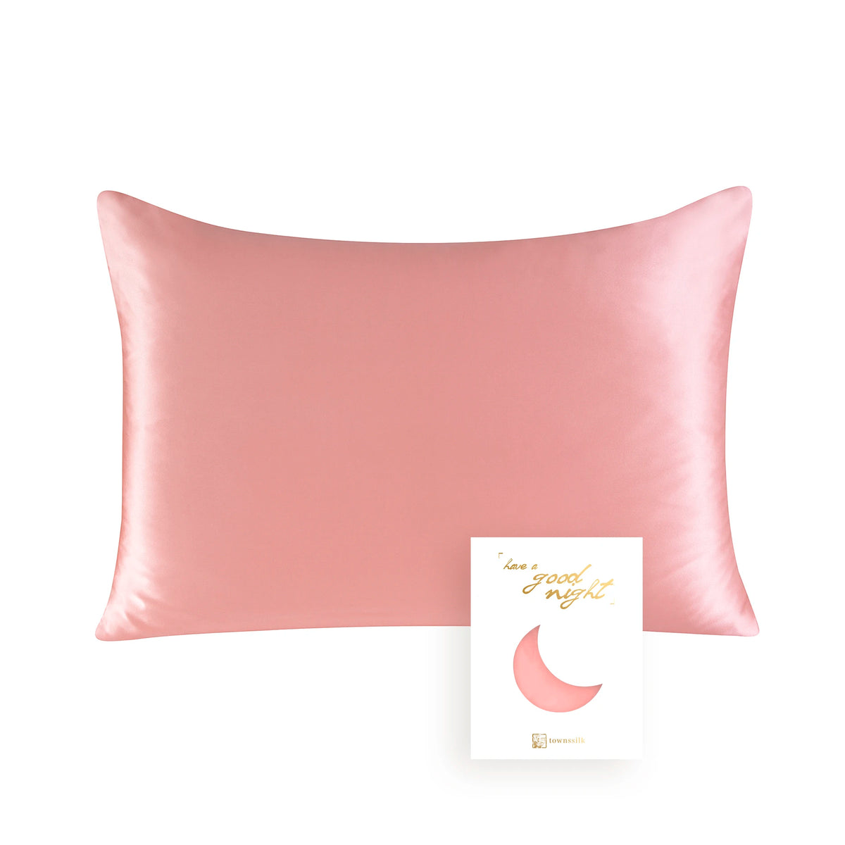100% Mulberry Silk Pillowcase — Both Sides 19 Momme with Hidden Zipper