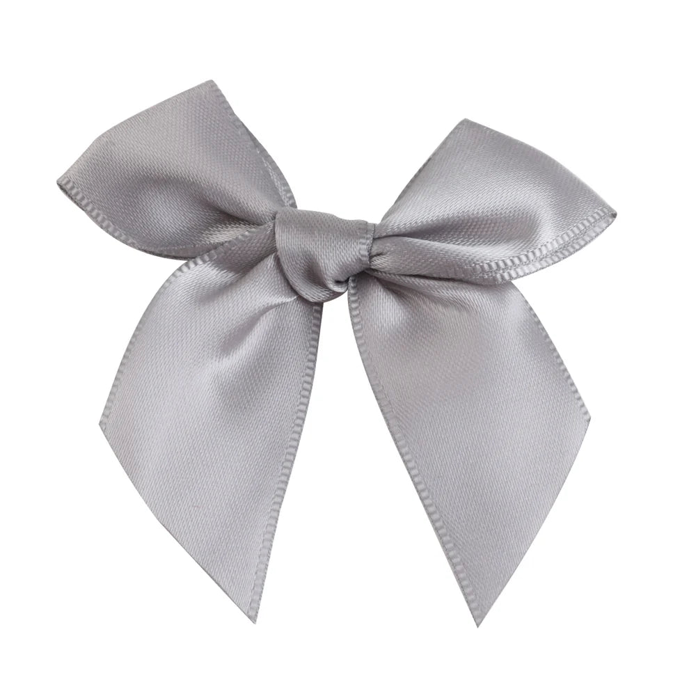Colorful Satin Ribbon Bows – Small Polyester Wedding Bow Flowers for DIY Crafts & Decoration (100 pcs)