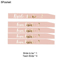 "Bride To Be" Satin Sash & Veil Set – Bachelorette Party & Bridal Shower Accessories