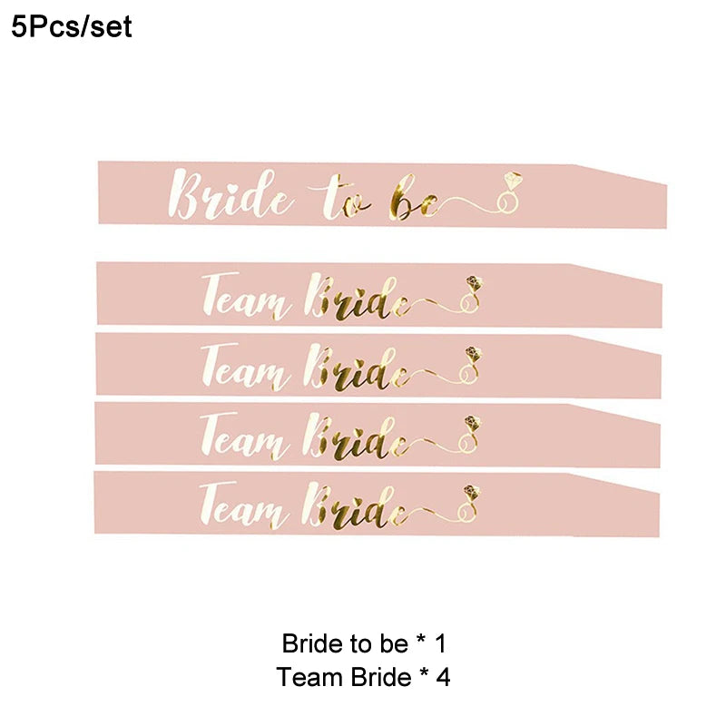 "Bride To Be" Satin Sash & Veil Set – Bachelorette Party & Bridal Shower Accessories