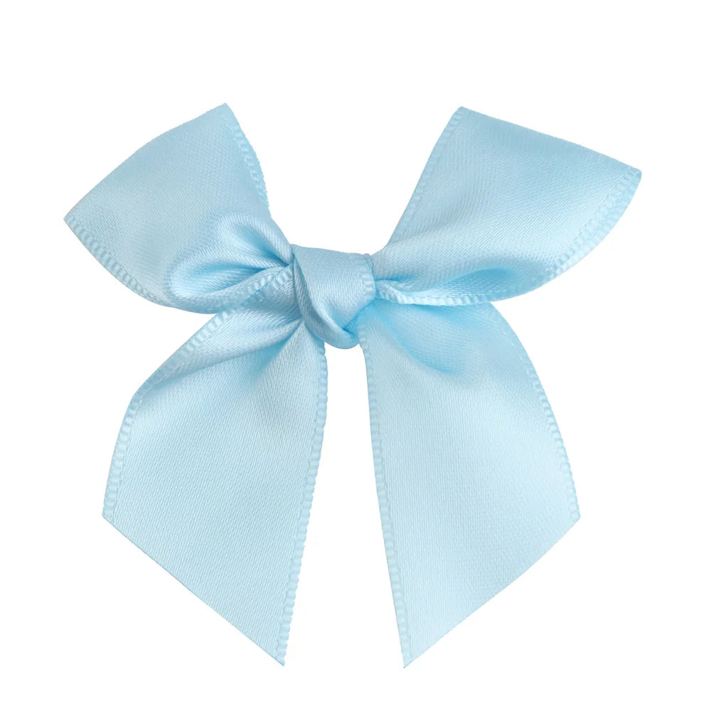 Colorful Satin Ribbon Bows – Small Polyester Wedding Bow Flowers for DIY Crafts & Decoration (100 pcs)