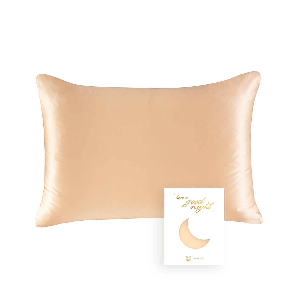 100% Mulberry Silk Pillowcase — Both Sides 19 Momme with Hidden Zipper