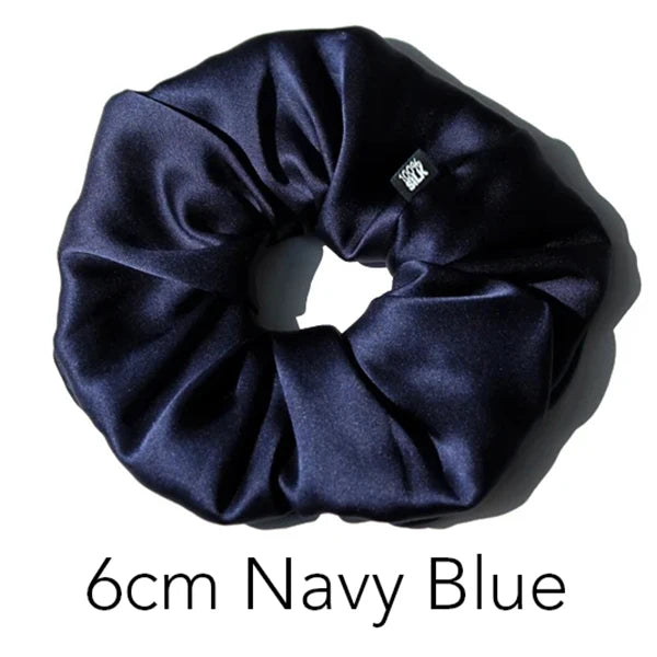 Luxury 100% Mulberry Silk Scrunchies — Hair Ties for Women
