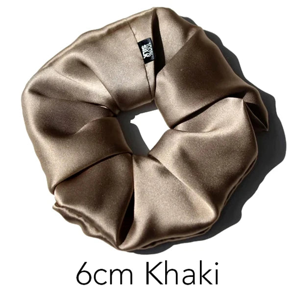 Luxury 100% Mulberry Silk Scrunchies — Hair Ties for Women