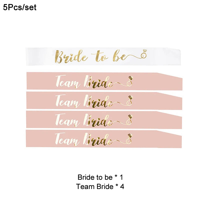 "Bride To Be" Satin Sash & Veil Set – Bachelorette Party & Bridal Shower Accessories