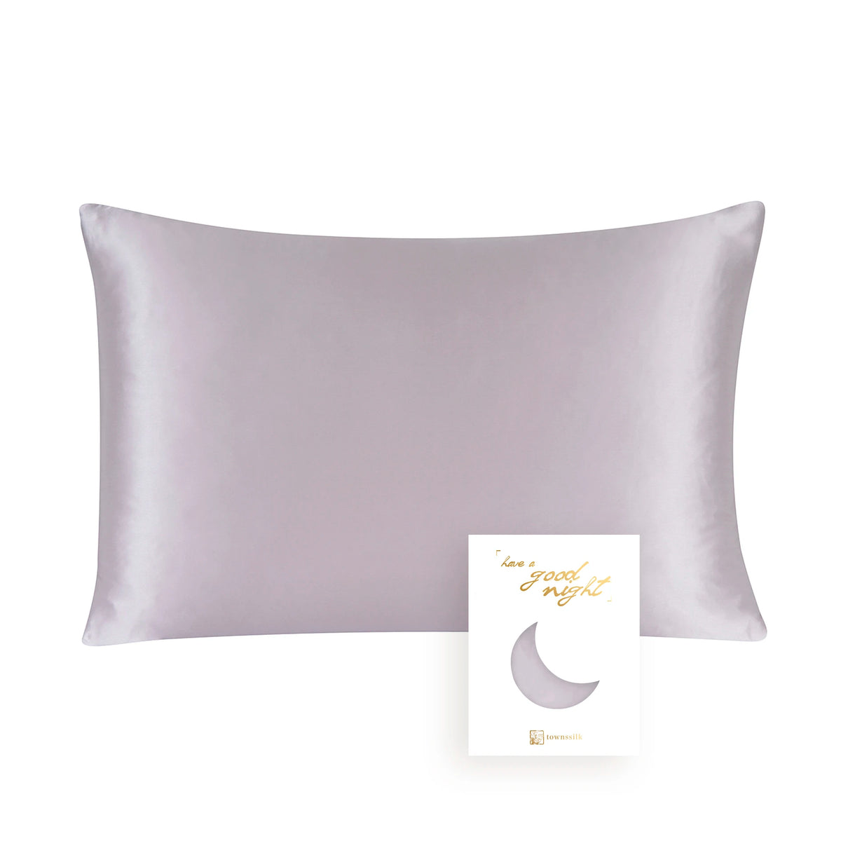 100% Mulberry Silk Pillowcase — Both Sides 19 Momme with Hidden Zipper