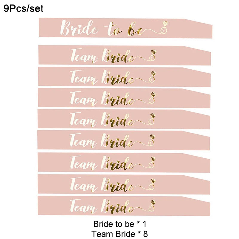 "Bride To Be" Satin Sash & Veil Set – Bachelorette Party & Bridal Shower Accessories