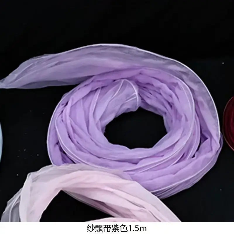 Organza Ribbon Backdrop Streamer – DIY Wedding & Party Decoration Yarn (Multiple Sizes)