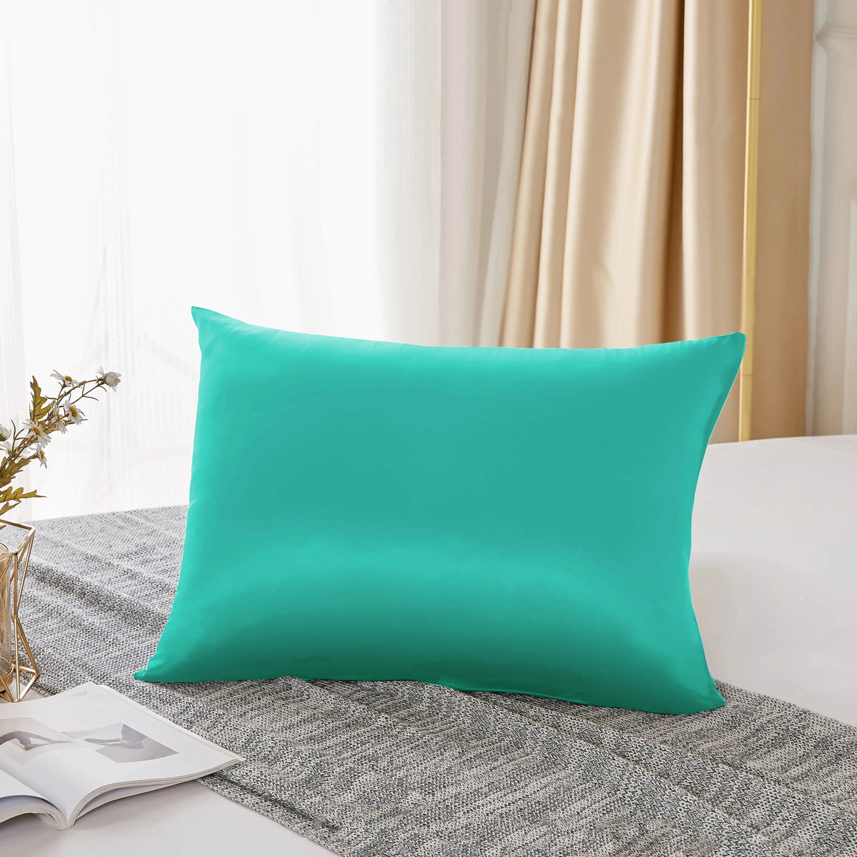 Luxury 25 Momme 100% Mulberry Silk Pillowcase | Both Sides Pure Silk |