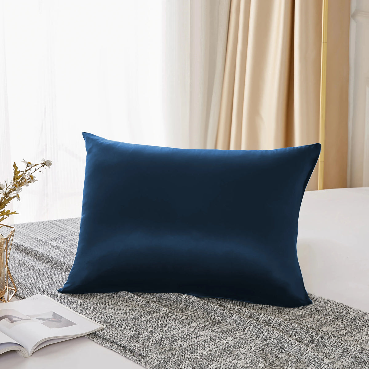 Luxury 25 Momme 100% Mulberry Silk Pillowcase | Both Sides Pure Silk |