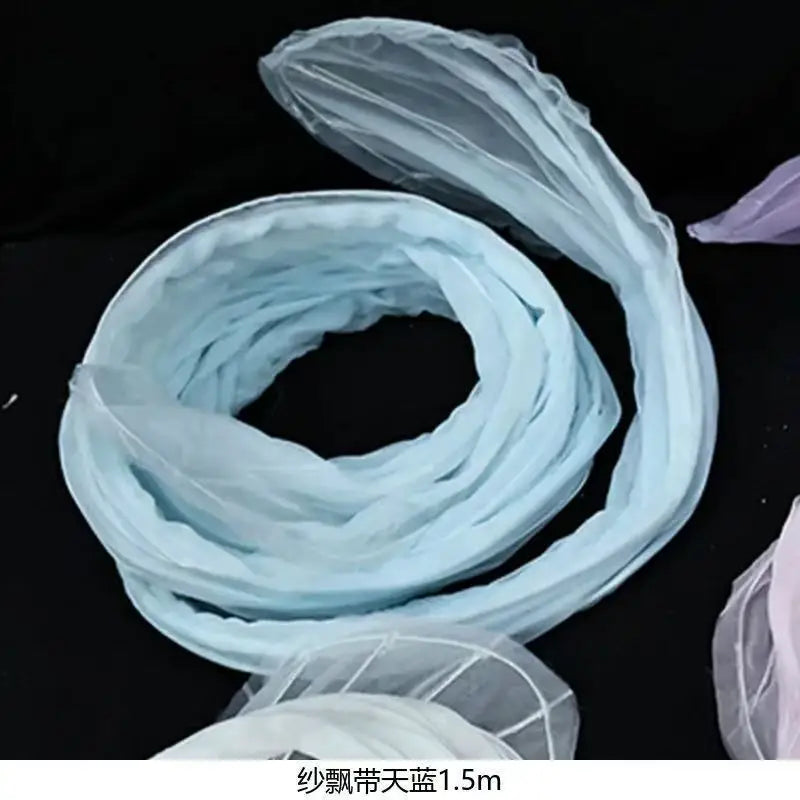 Organza Ribbon Backdrop Streamer – DIY Wedding & Party Decoration Yarn (Multiple Sizes)