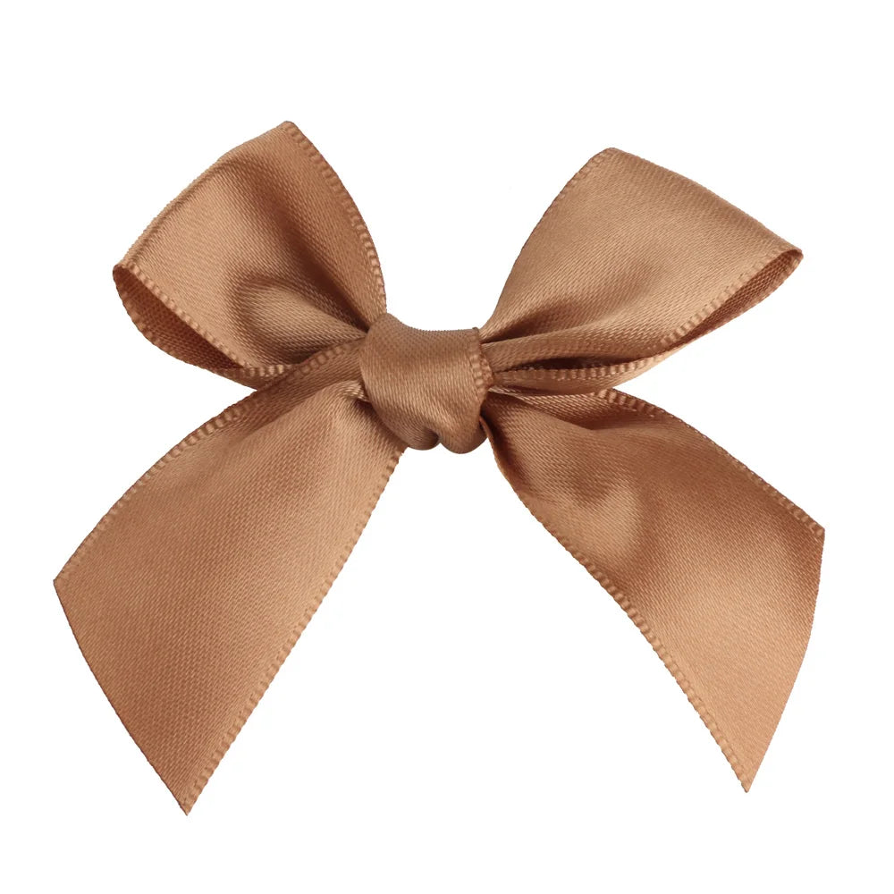 Colorful Satin Ribbon Bows – Small Polyester Wedding Bow Flowers for DIY Crafts & Decoration (100 pcs)
