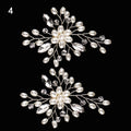Rhinestone & Pearl Bridal Shoe Clips – Elegant Wedding Shoe Decoration (1 Pair)