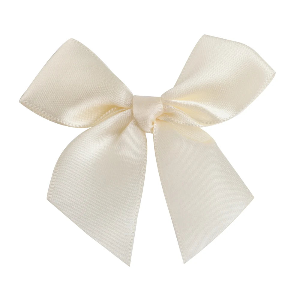 Colorful Satin Ribbon Bows – Small Polyester Wedding Bow Flowers for DIY Crafts & Decoration (100 pcs)