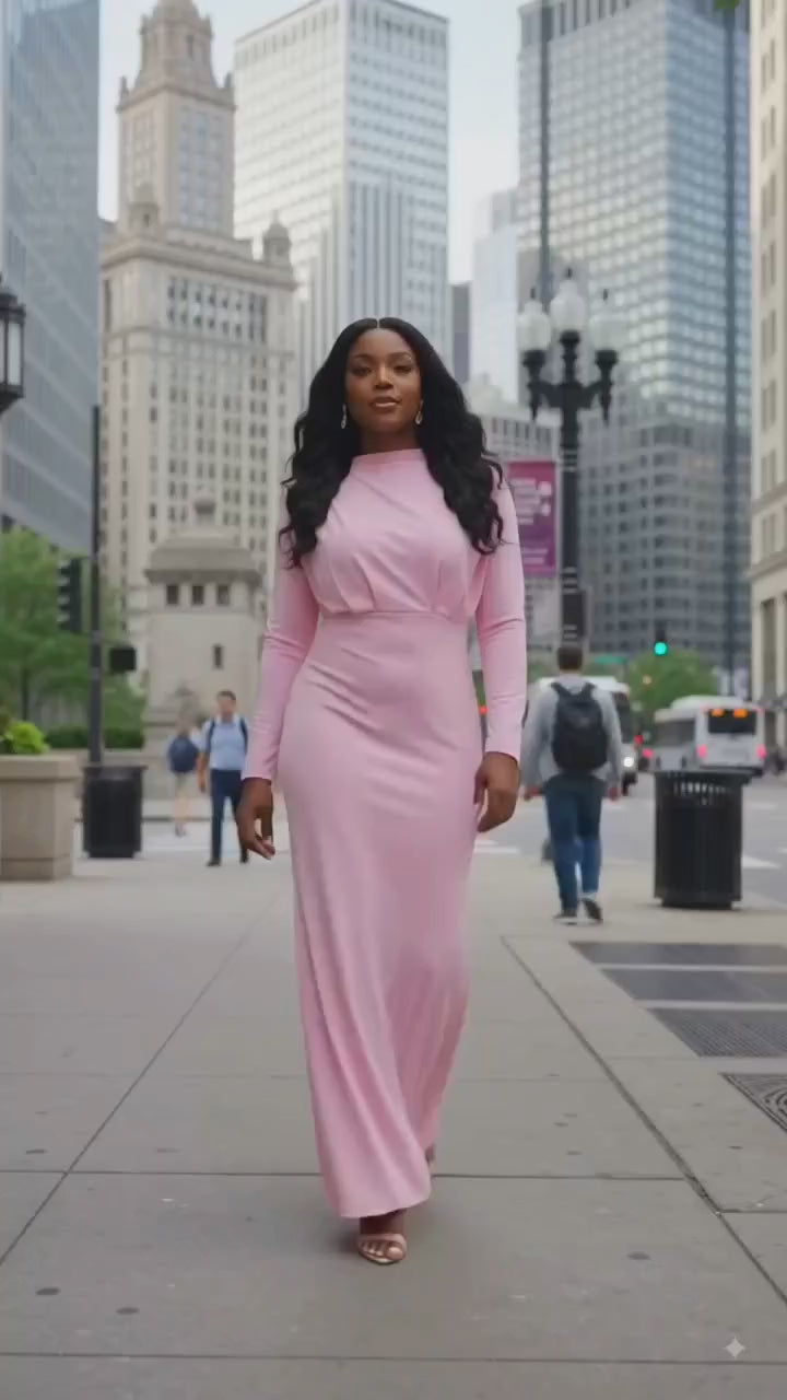 Maxi Pink Dress