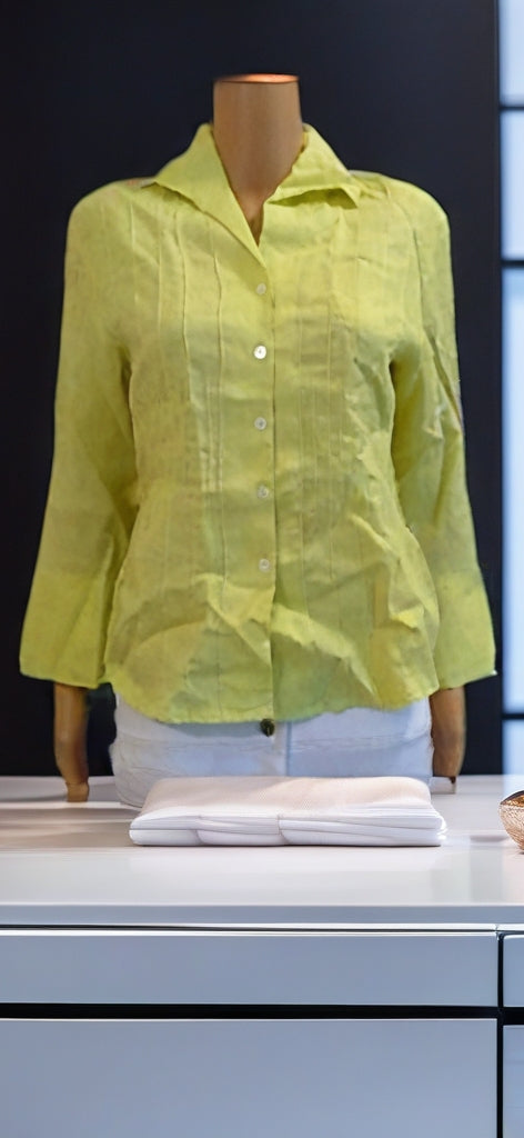 Tracy M Linen button Down Shirt