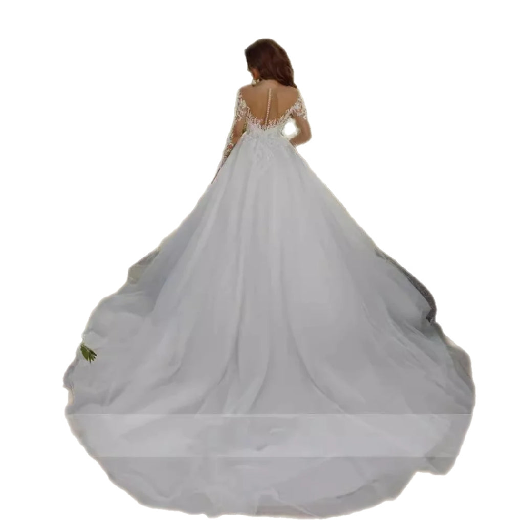Plus Size Lace Wedding Gown