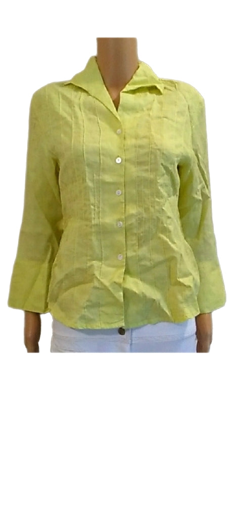 Tracy M Linen button Down Shirt