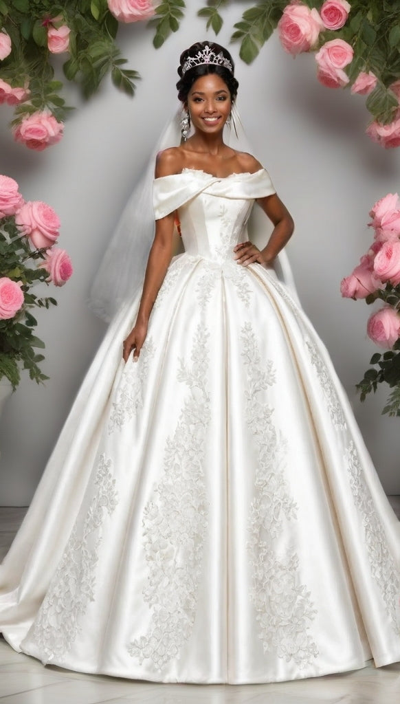 Luxe Lace Bridal Gown — Plus Size Wedding Dress