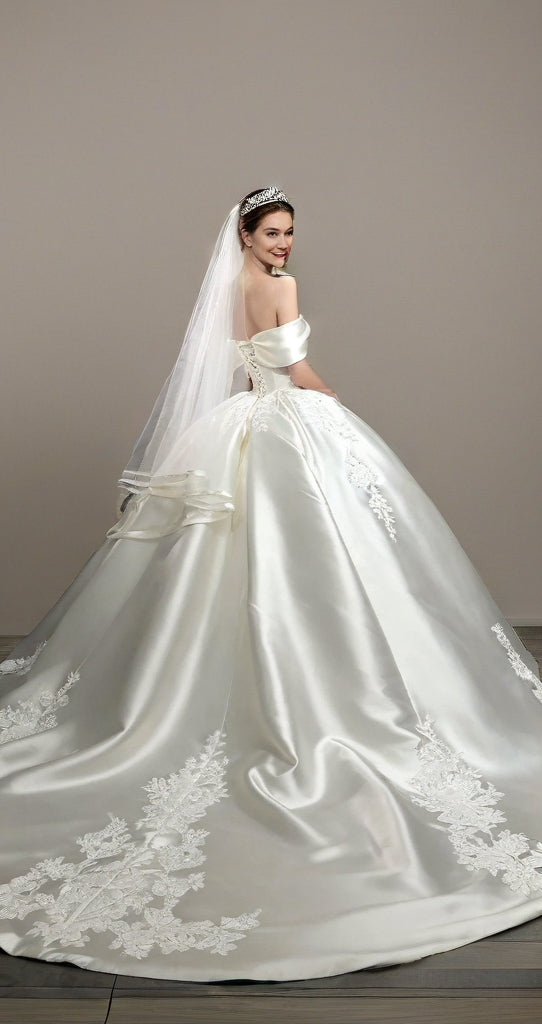 Luxe Lace Bridal Gown — Plus Size Wedding Dress