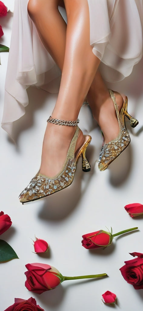 Crystal Heel shoes