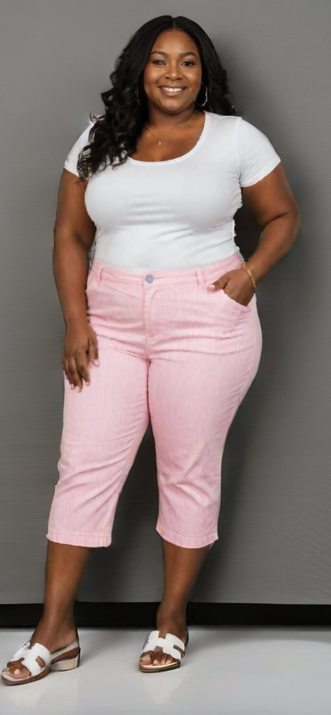 Plus Size woman Capris by Ashley Stewart