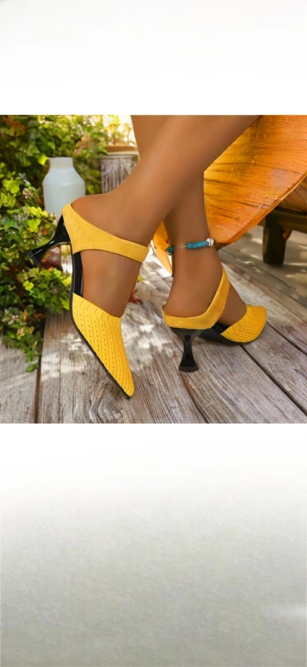 Yellow Heels Shoes