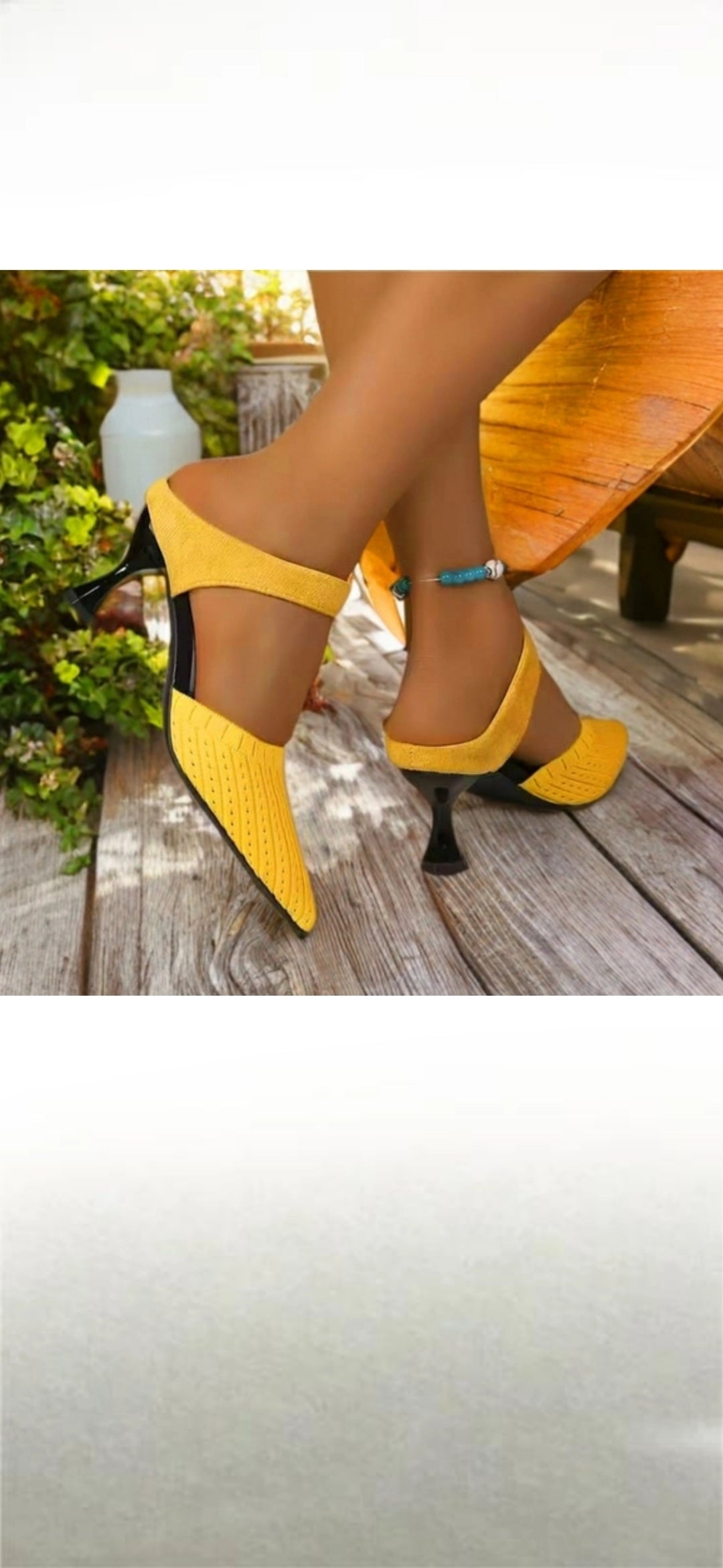 Yellow Heels Shoes