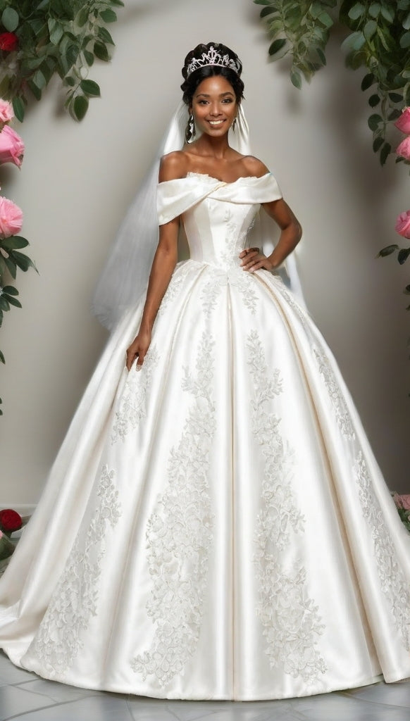 Luxe Lace Bridal Gown — Plus Size Wedding Dress