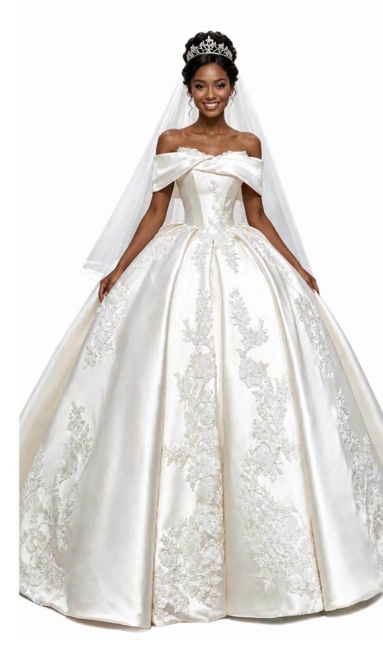 Luxe Lace Bridal Gown — Plus Size Wedding Dress