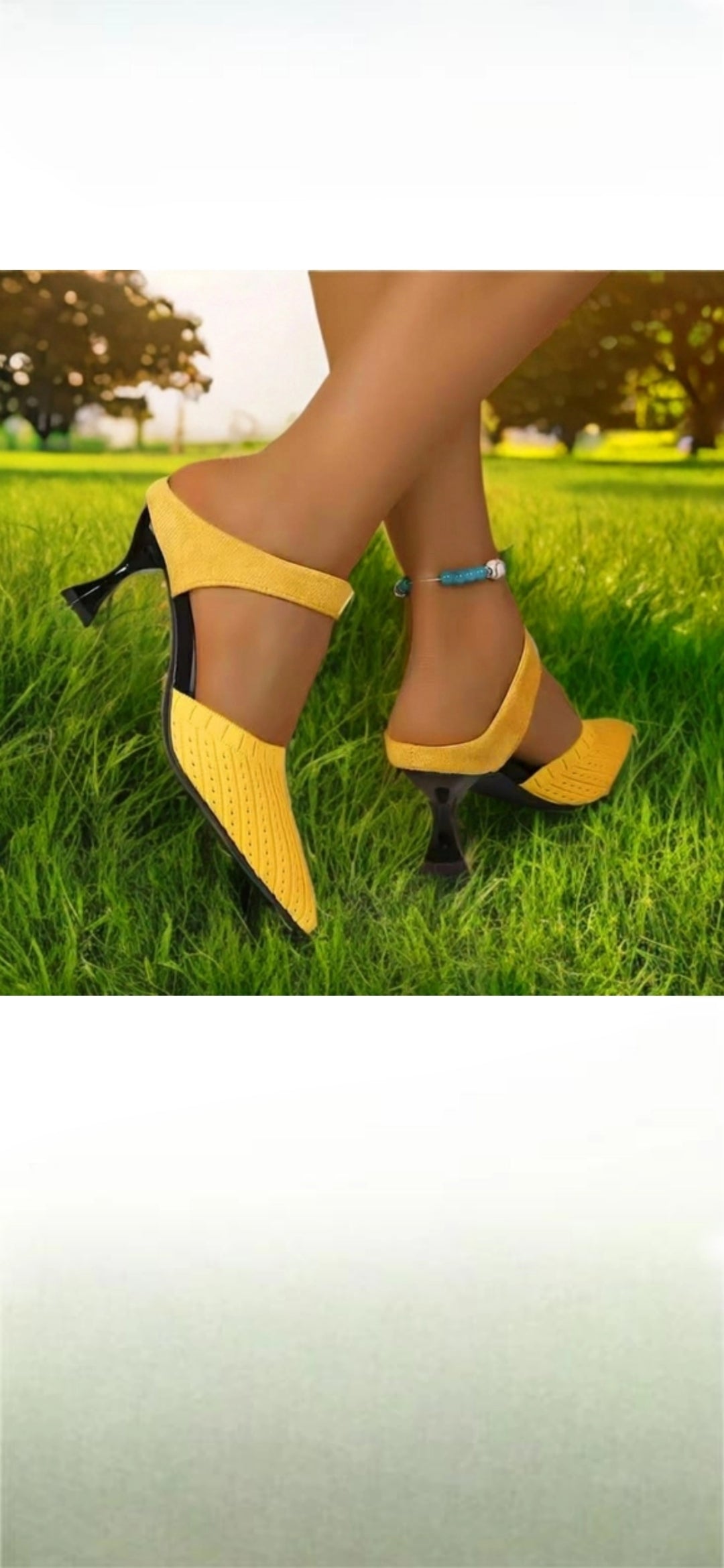 Yellow Heels Shoes