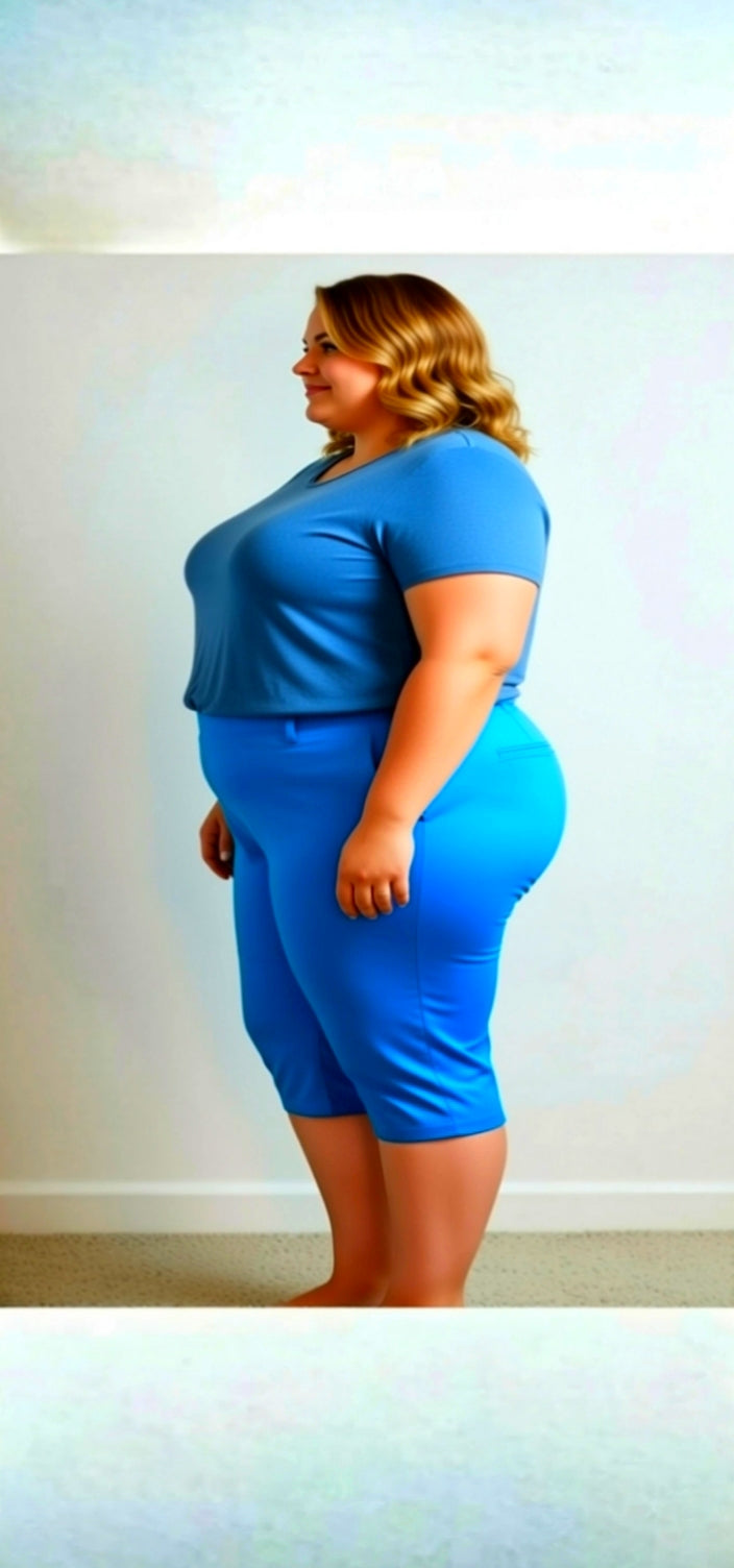 Plus Size woman Capris