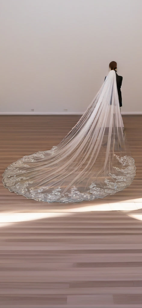 Luxury Wedding Veil - 500cm Length