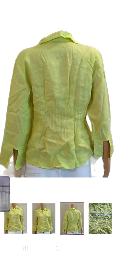 Tracy M Linen button Down Shirt