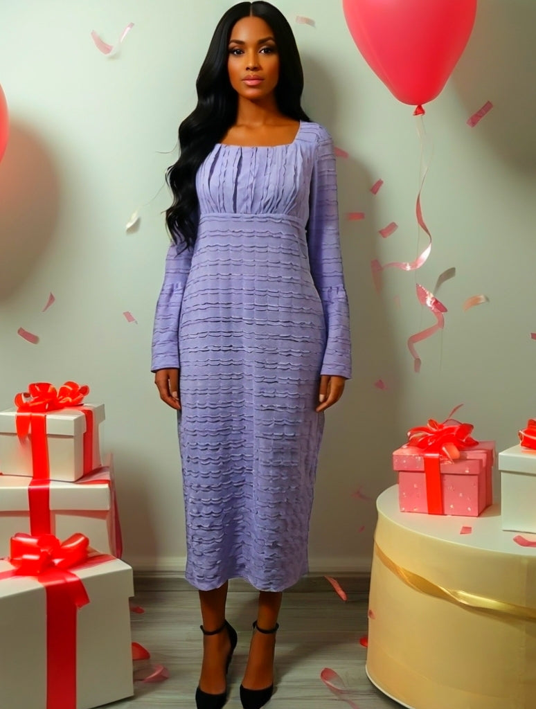 Maxi Dress Purple Dress