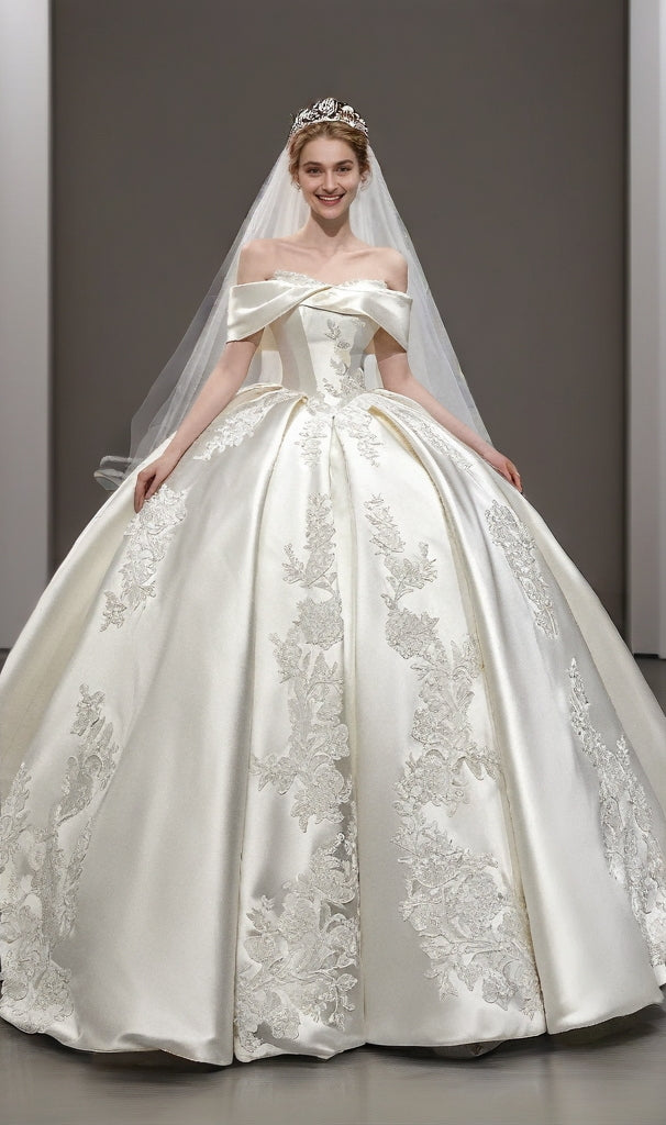 Luxe Lace Bridal Gown — Plus Size Wedding Dress