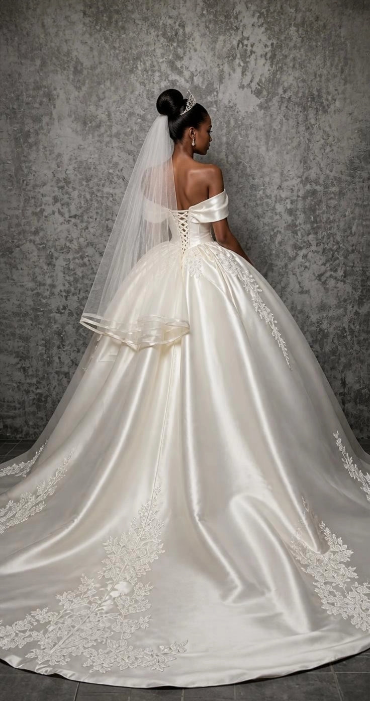 Luxe Lace Bridal Gown — Plus Size Wedding Dress