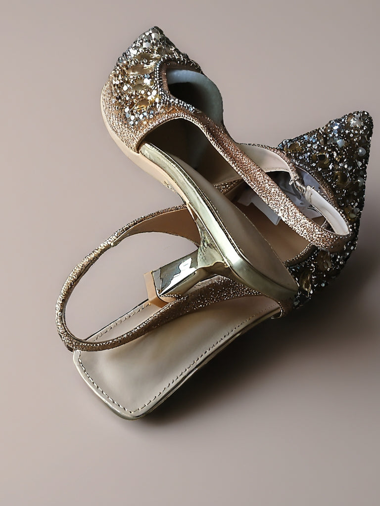 NICE Crystal heel shoes