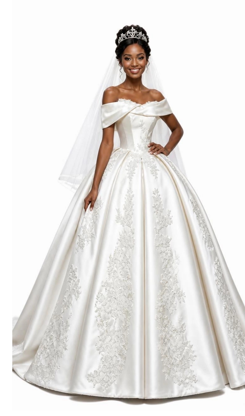 Luxe Lace Bridal Gown — Plus Size Wedding Dress