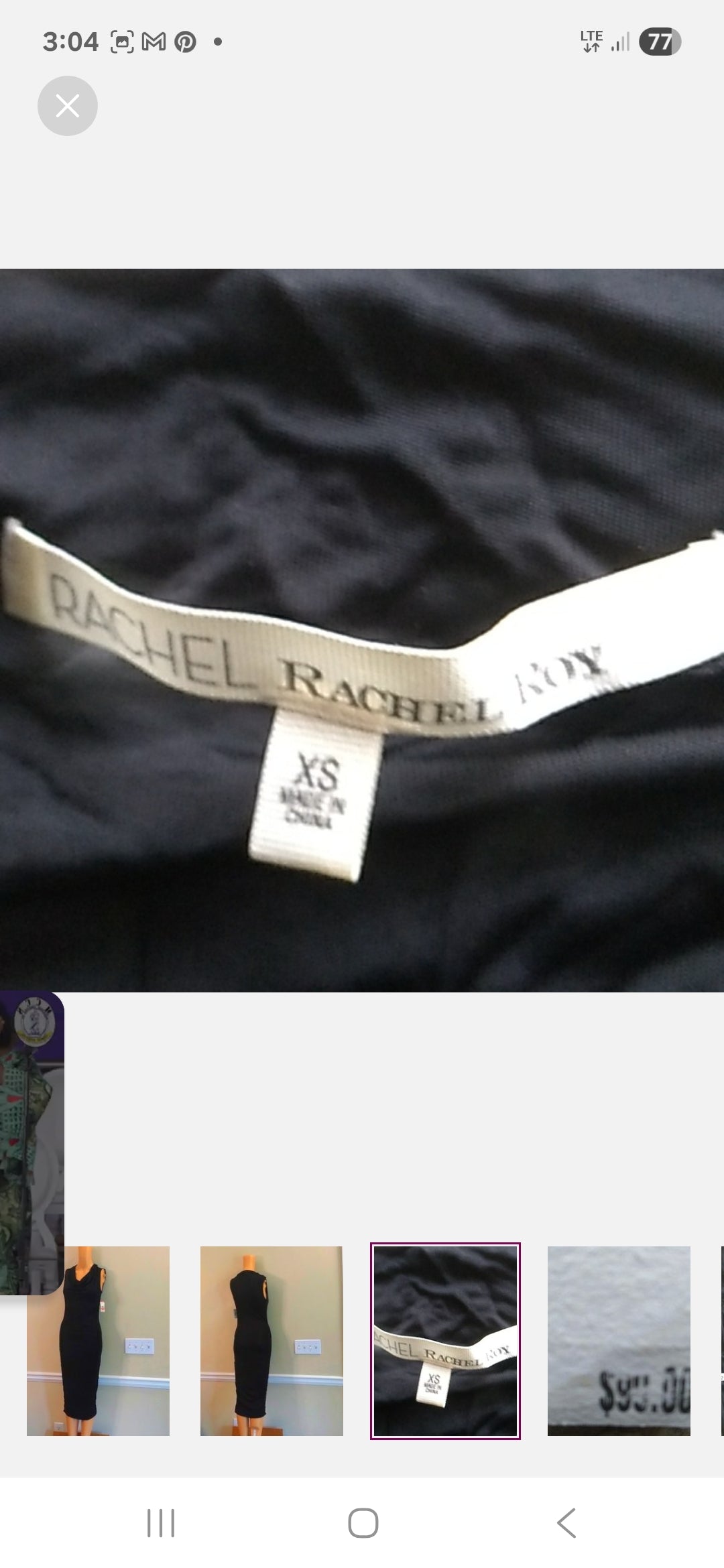 Rachel Roy Bodycon Midi Dress