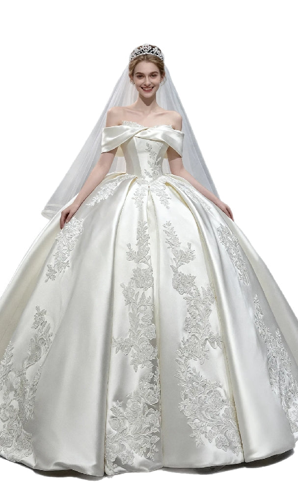 Luxe Lace Bridal Gown — Plus Size Wedding Dress