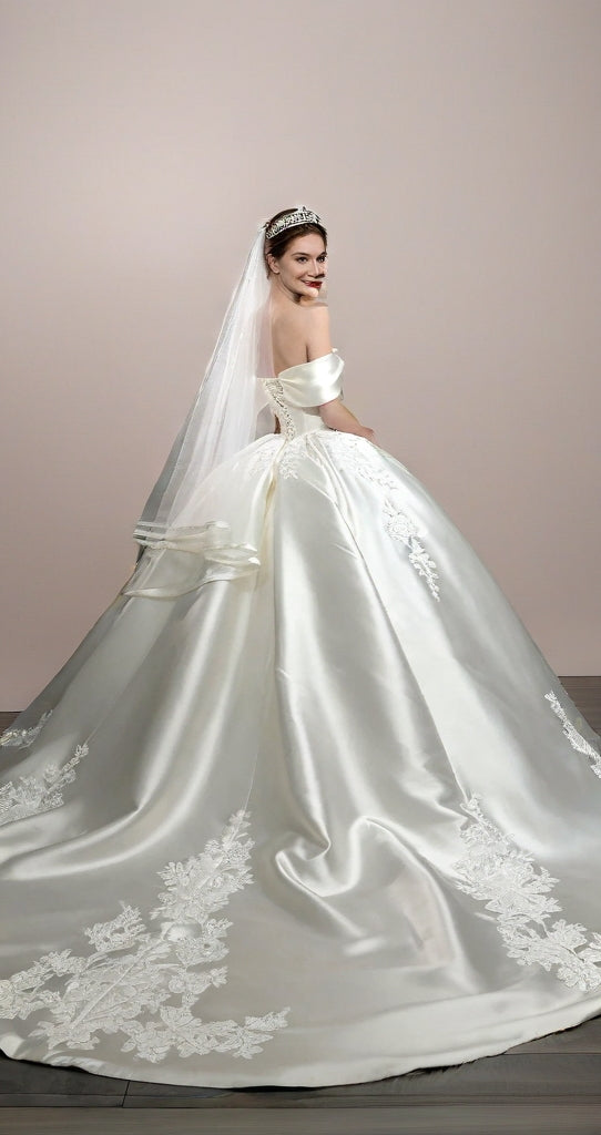 Luxe Lace Bridal Gown — Plus Size Wedding Dress