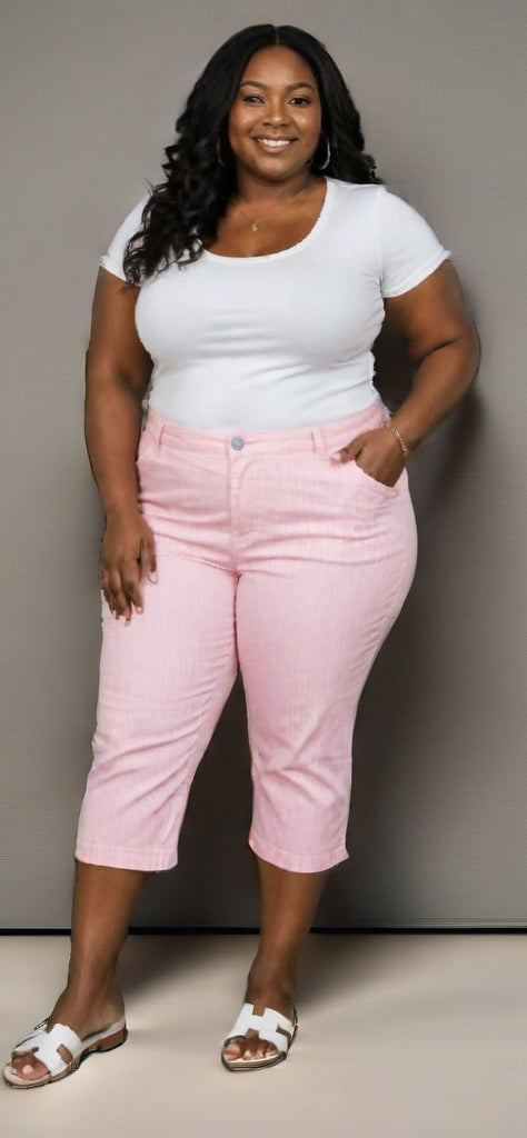 Plus Size woman Capris by Ashley Stewart