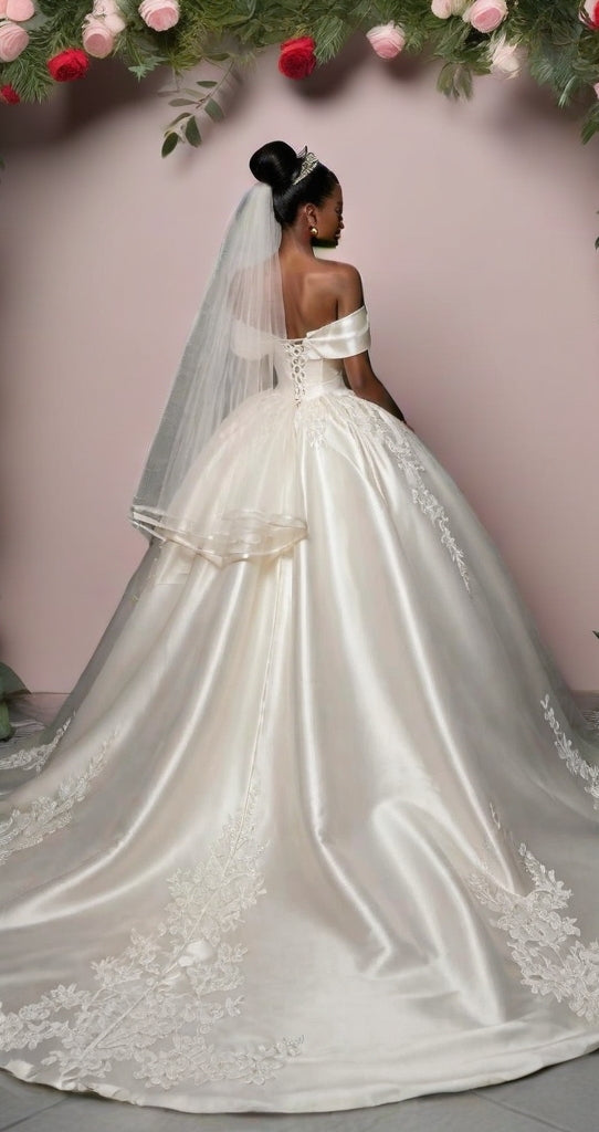 Luxe Lace Bridal Gown — Plus Size Wedding Dress