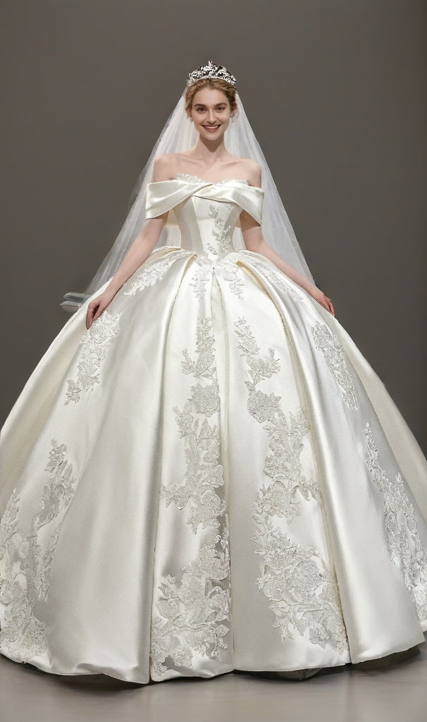 Luxe Lace Bridal Gown — Plus Size Wedding Dress