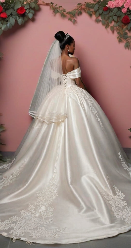 Luxe Lace Bridal Gown — Plus Size Wedding Dress